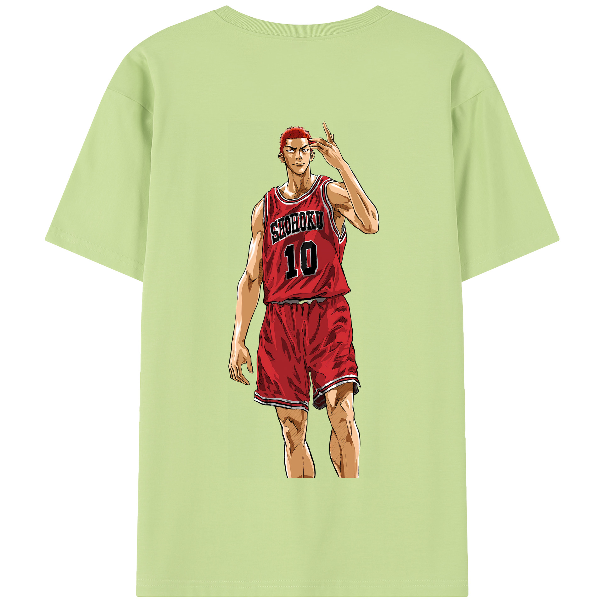 SLAM DUNK／スラムダンク 綿100％半袖Tシャツ（背面プリント）